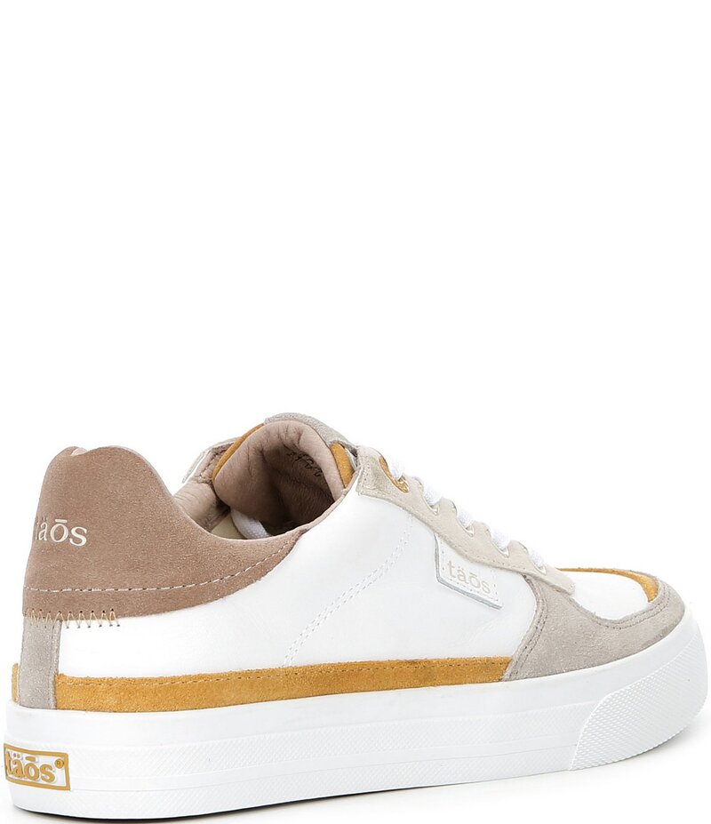 タオスフットウェア レディース シューズ スニーカー プラットフォーム レザー Taos Footwear Pop Soul Leather Platform Sneakers Sand/Mustard Multi マスタード