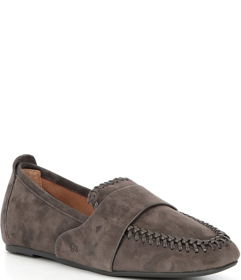 ジェントルソウルズ レディース シューズ パンプス スエード ローファー Gentle Souls Sandra Suede Loafers Brown ブラウン|ReVida 店