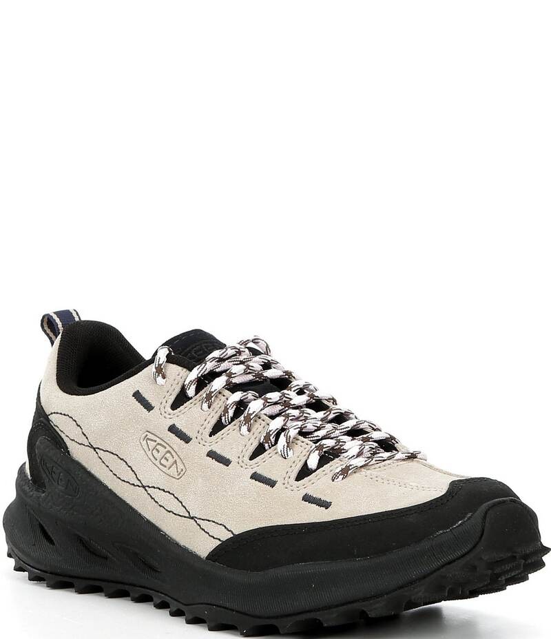 キーン レディース シューズ スニーカー スエード Keen Women's Jasper Zionic Suede Hiking Sneakers Safari/Pink A Boo ピンク