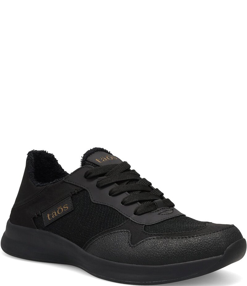 タオスフットウェア レディース シューズ スニーカー ヒール Taos Footwear Direction Collapsible Heel Sneakers Black/Black ブラック