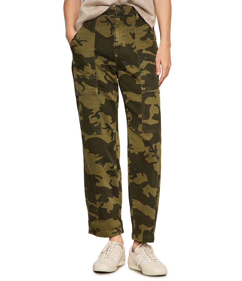 サンクチュアリー レディース ボトムス カジュアルパンツ プリント パンツ Sanctuary Camo Printed High Rise Boyfriend Utility Barrel Leg Pants Rambler Camo 23,850円