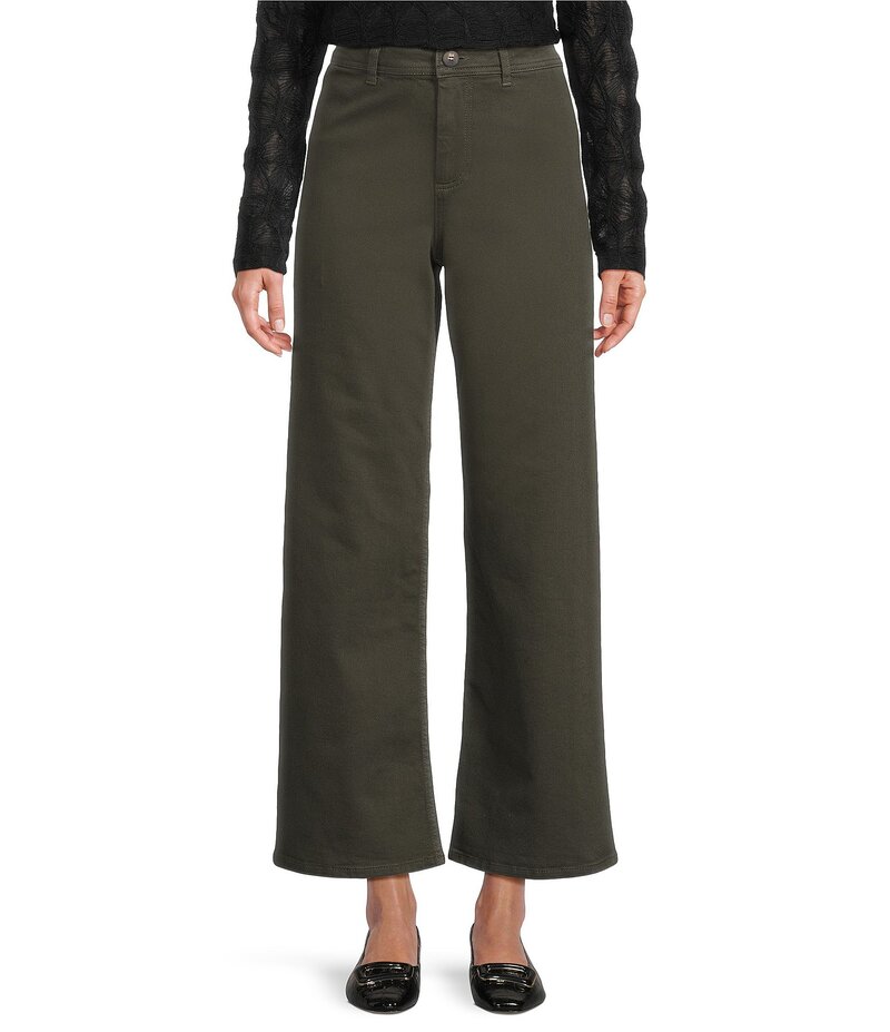 アントニオ メラーニ レディース ボトムス カジュアルパンツ ストレート パンツ Antonio Melani High Rise Straight Leg Raleigh Pants Hunter