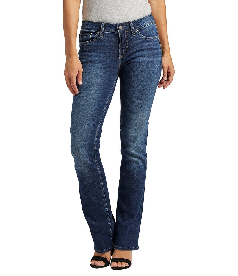 シルバー ジーンズ レディース ボトムス デニムパンツ スリムフィット ブーツカット ブーツ Silver Jeans Co. Suki Super Stretch Slim Fit Bootcut Jeans Indigo インディゴ