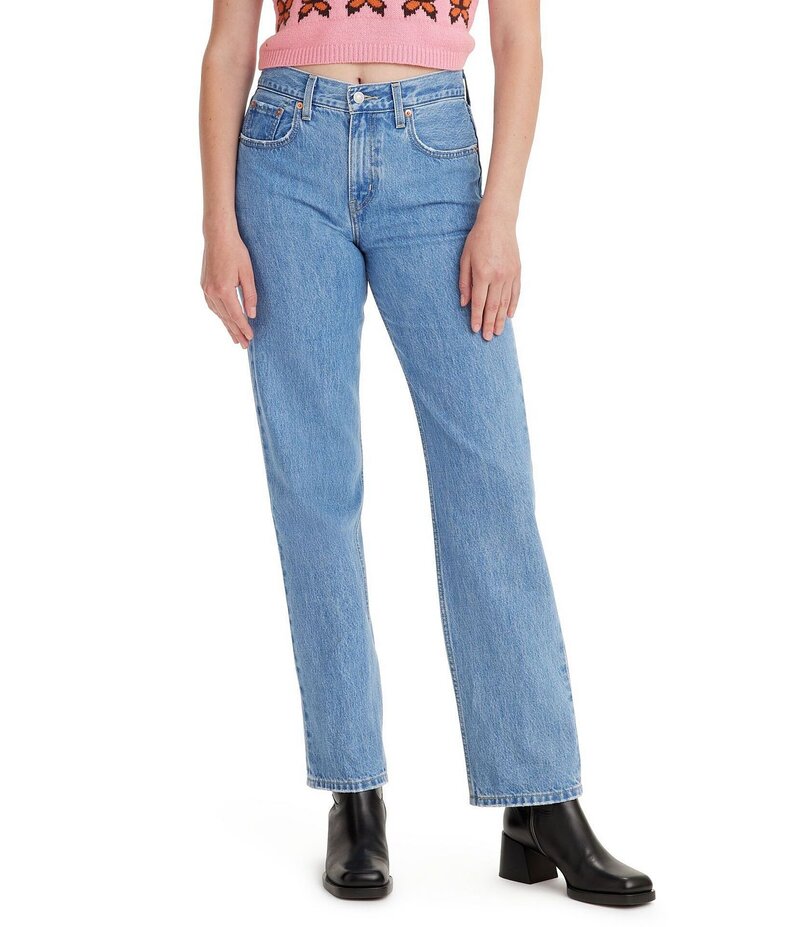 リーヴァイズジーンズ レディース ボトムス ジーンズズボン下 デニム Levi\u0027sR Low Pro Mid Rise Straight Jeans Charlie Try
