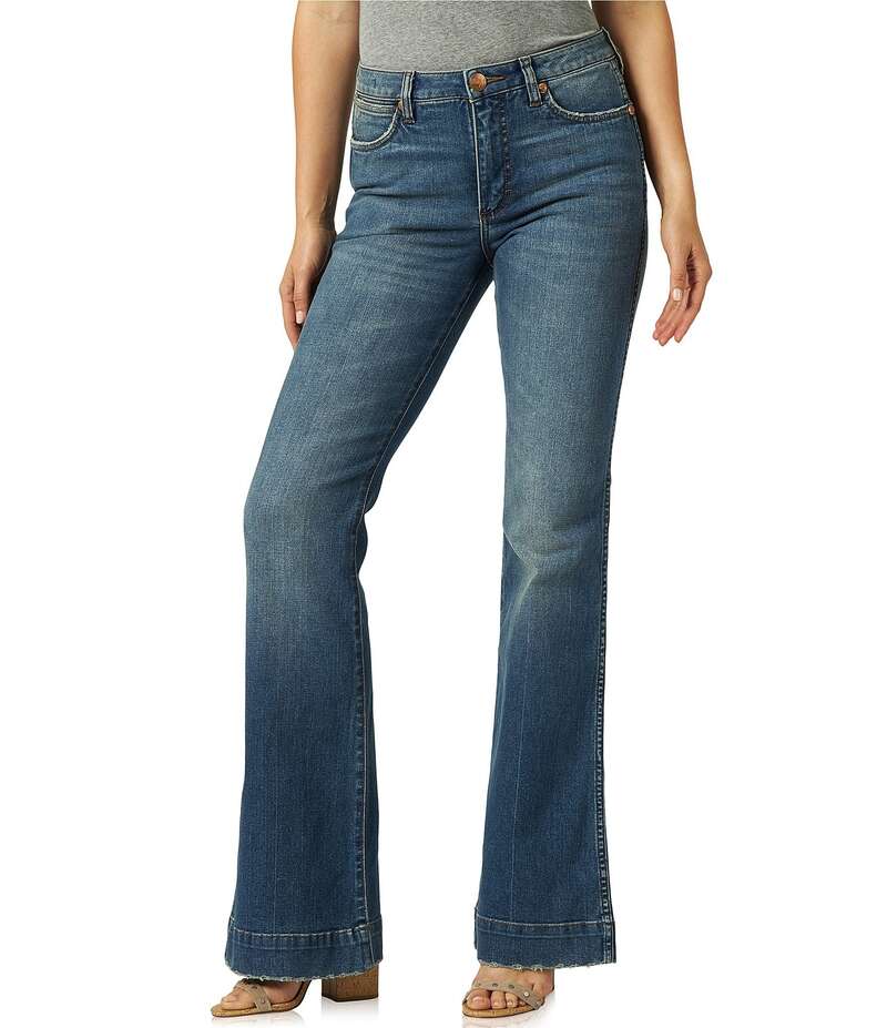 ラングラー レディース ボトムス デニムパンツ ジーンズ WranglerR High Rise Trouser Flare Jeans Shelby