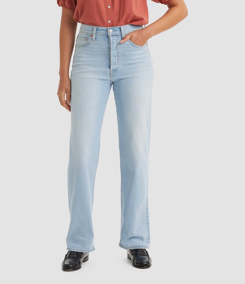 リーヴァイズジーンズ レディース ボトムス ジーンズズボン下 引っ切りない デニム Levi\u0027sR Ribcage Super High Rise Straight Leg Jeans All Alone ボトムス-レディースファッション-パンツ