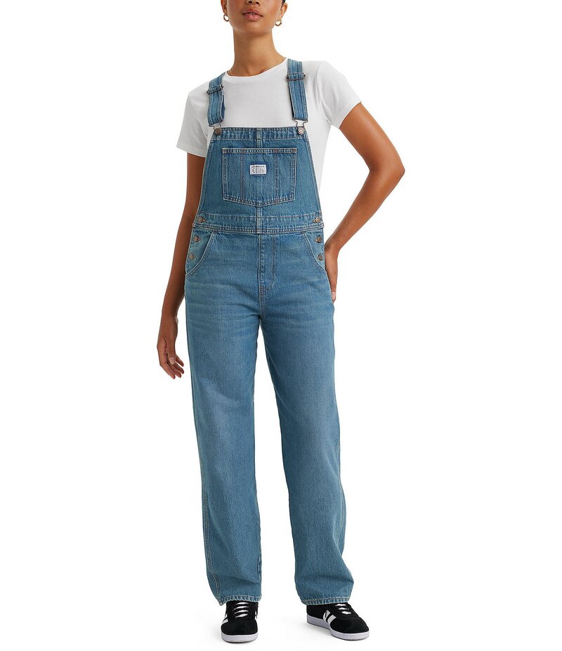 リーバイス レディース ボトムス デニムパンツ ヴィンテージ ストレート オーバーオール Levi'sR Vintage Straight Leg Overalls Fresh Perspective