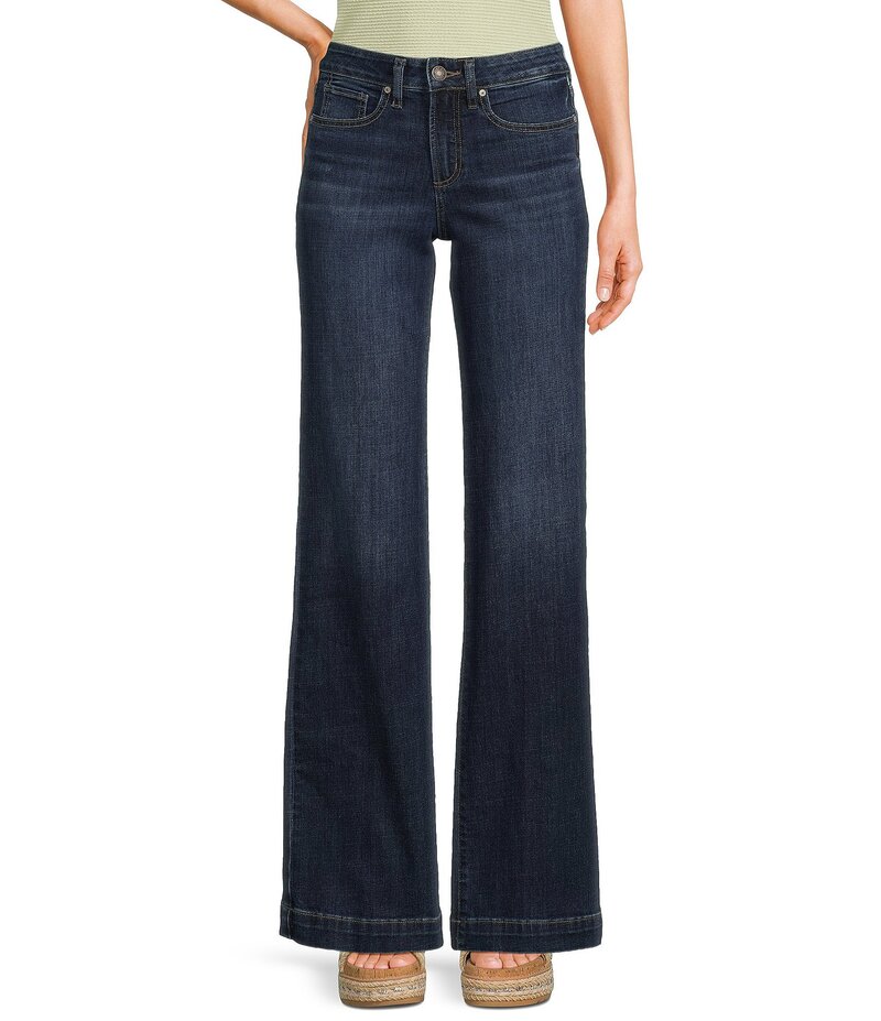 シルバー ジーンズ レディース ボトムス デニムパンツ デニム Silver Jeans Co. Avery High Rise Curvy Fit Luxe Stretch Denim Trouser Jeans Indigo インディゴ|ReVida 店