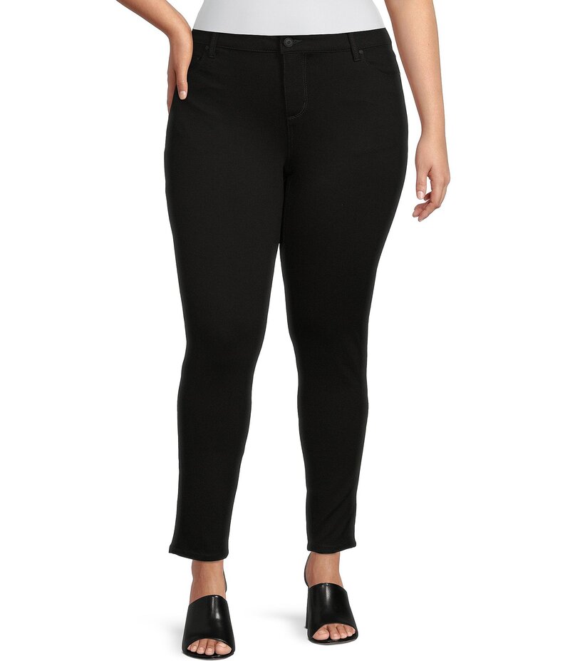 コード ブルー レディース ボトムス カジュアルパンツ プラスサイズ ジーンズ Code Bleu Plus Size Soho Skinny Jeans Black ブラック|ReVida 店