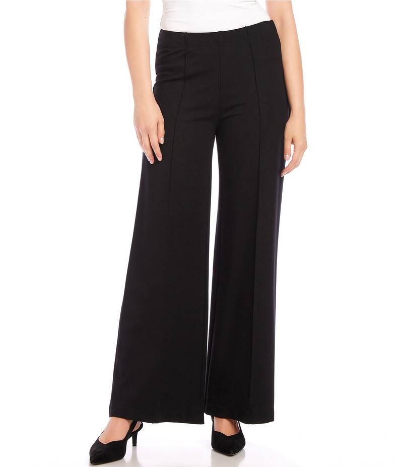 カレンケーン レディース ボトムス カジュアルパンツ パンツ Karen Kane Luna Stretch Wide-leg Pants Black ブラック