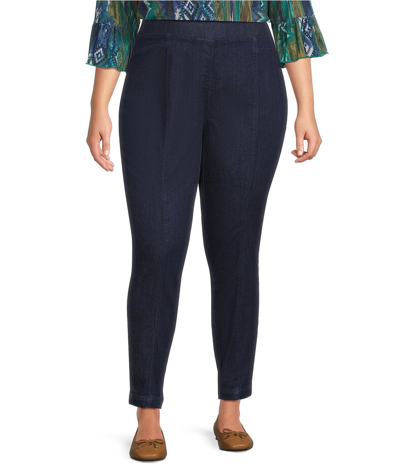 はたご屋トロ レディース ボトムス 心地好いズボン下 つけ加える大きさ ズボン下 Intro Plus Size Bella Pull-On Skinny Leg Pants Freedom Mariana Deep Wash
