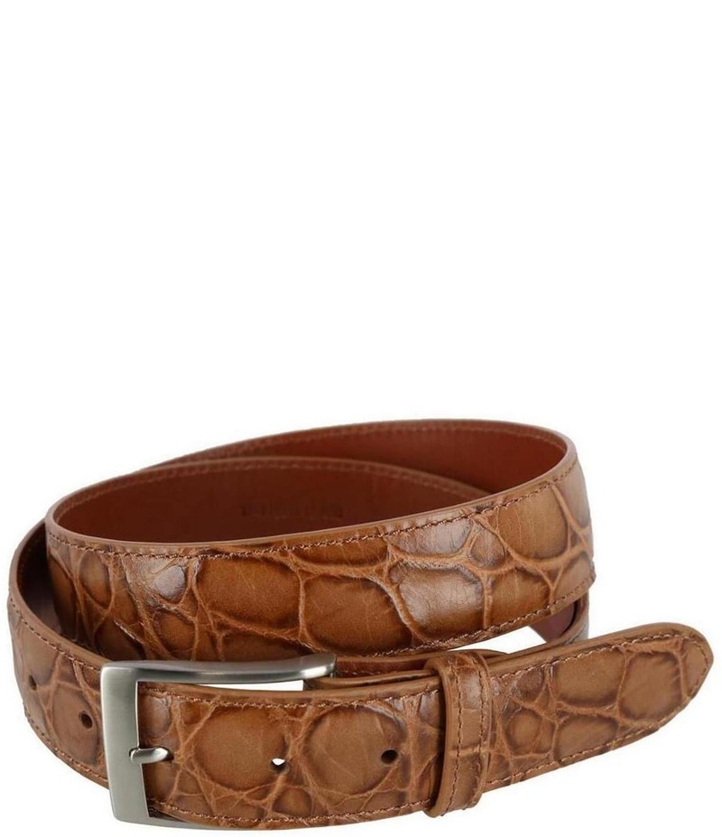 トラファルガー メンズ アクセサリー ベルト レザー Trafalgar Toby Mock Turtle Embossed Leather Belt Taupe トープ 47,880円