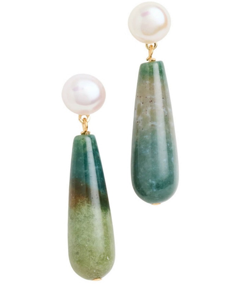 シャシ レディース アクセサリー ピアス・イヤリング SHASHI Linnea Gemstone Drop Earrings Pearl パール|ReVida 店