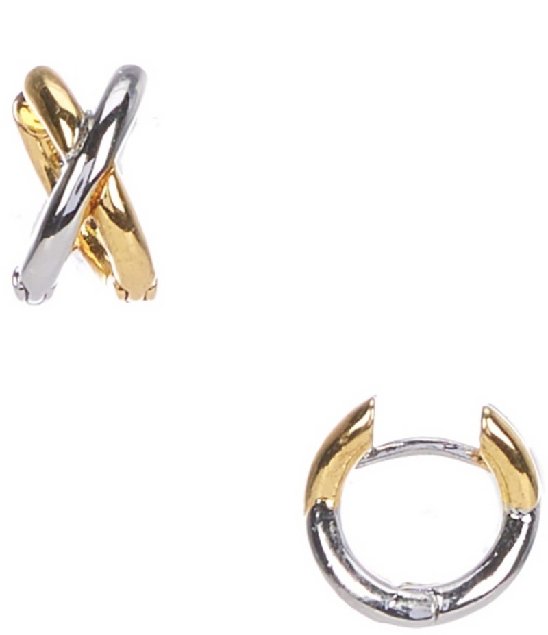 シャシ レディース アクセサリー ピアス・イヤリング SHASHI X-Two Toned Stud Earrings Two Tone|ReVida 店