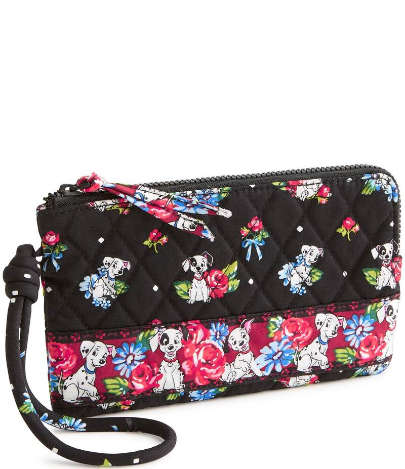 ベラブラッドリー レディース アクセサリー 財布 コットン Vera Bradley x Disney 101 Dalmatians Premium Cotton Zip Wristlet 101 Dalmatians