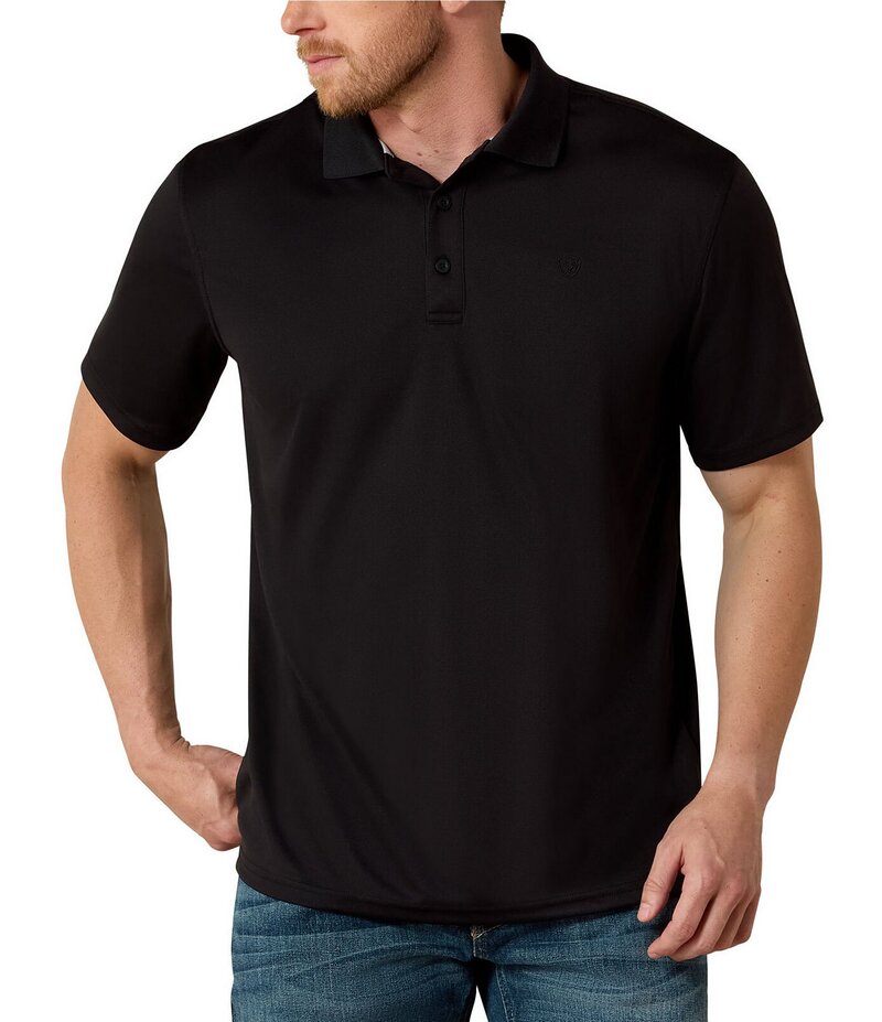 アリアト メンズ トップス シャツ ポロシャツ トール Ariat Big & Tall TEK Performance Short Sleeve Polo Shirt Black ブラック