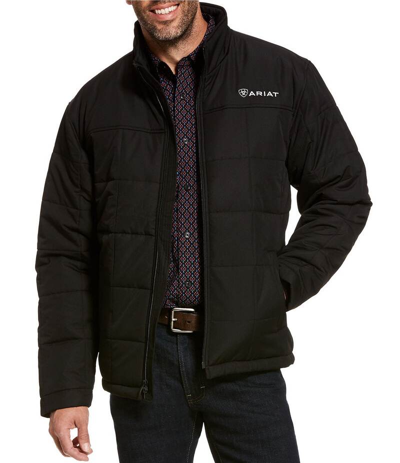 アリアト メンズ アウター ジャケット・ブルゾン トール ジャケット Ariat Big & Tall Crius Insulated Jacket Black ブラック