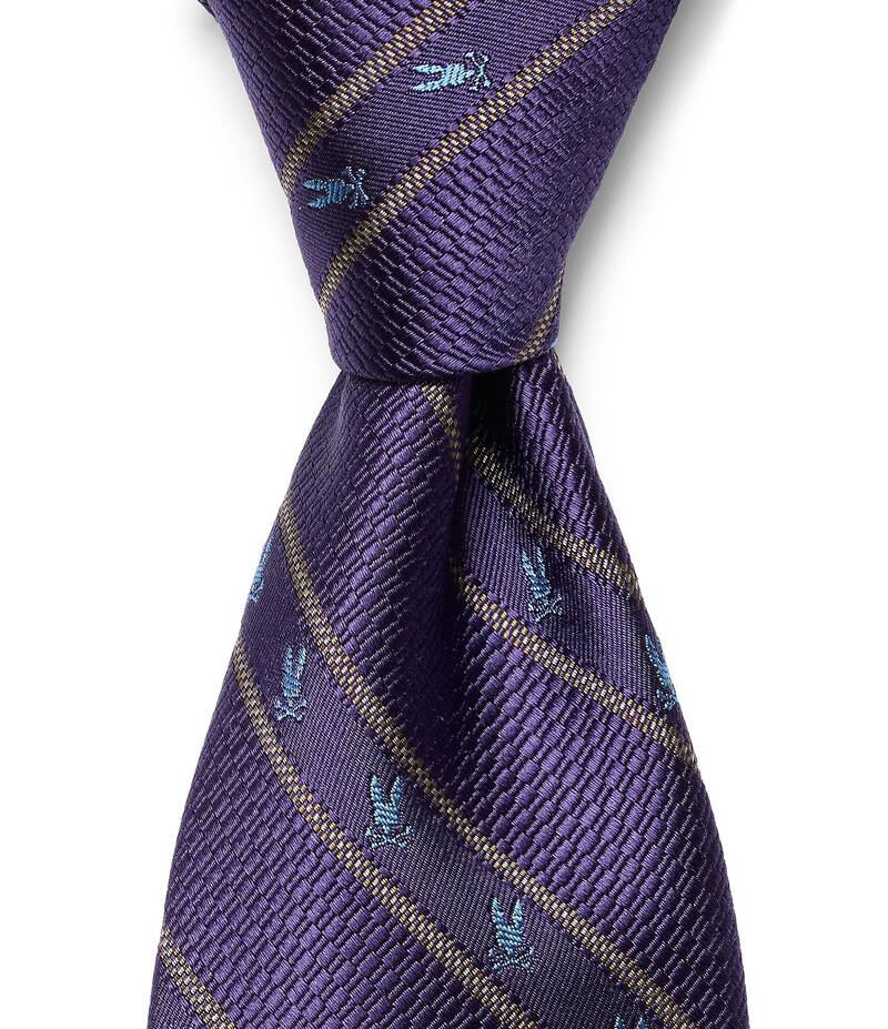 楽天市場】Psycho Bunny ラケット総柄ストライプネクタイ サイコバニー