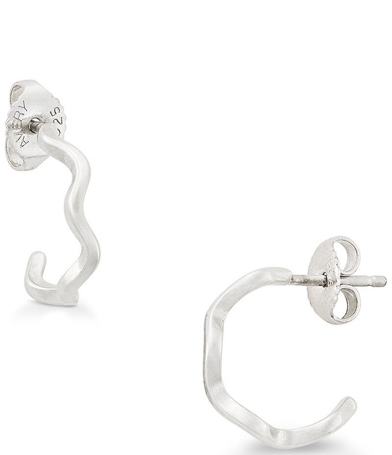 ジェームズ エイヴリー レディース アクセサリー ピアス・イヤリング James Avery Squiggle Hoop Earrings Sterling Silver シルバー