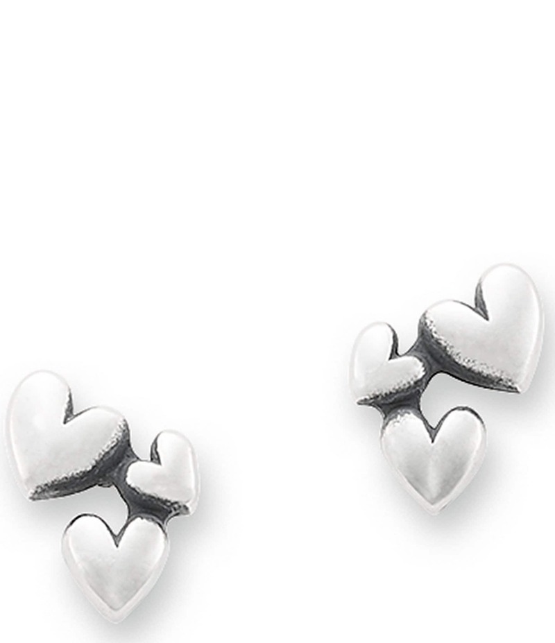 ジェームズ エイヴリー レディース アクセサリー ピアス・イヤリング James Avery Gathered Hearts Stud Earrings Sterling Silver シルバー