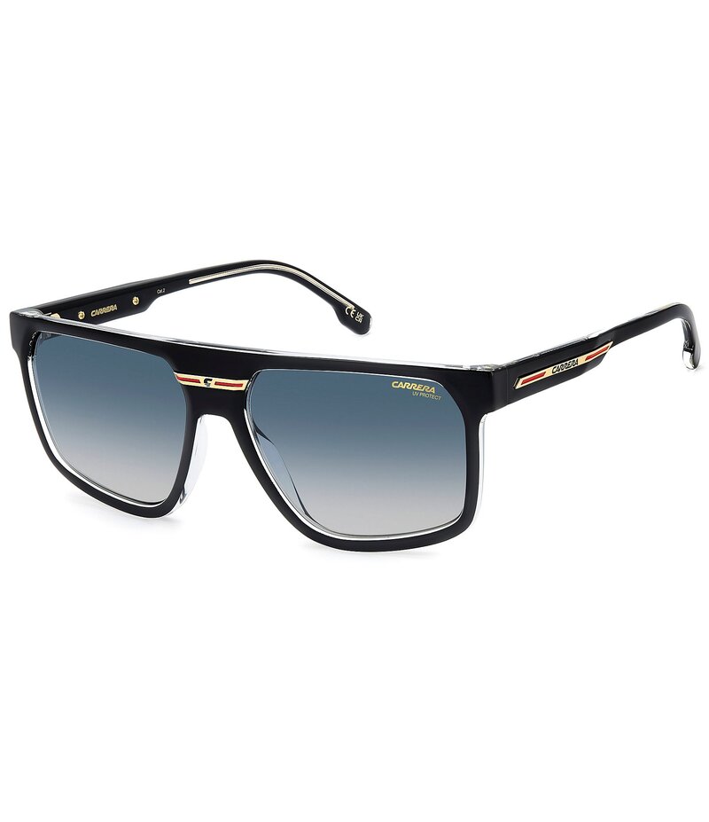 カレーナ レディース アクセサリー サングラス・アイウェア Carrera Men's Victory C 14/S 60mm Rectangle Sunglasses Black Crystal ブラック