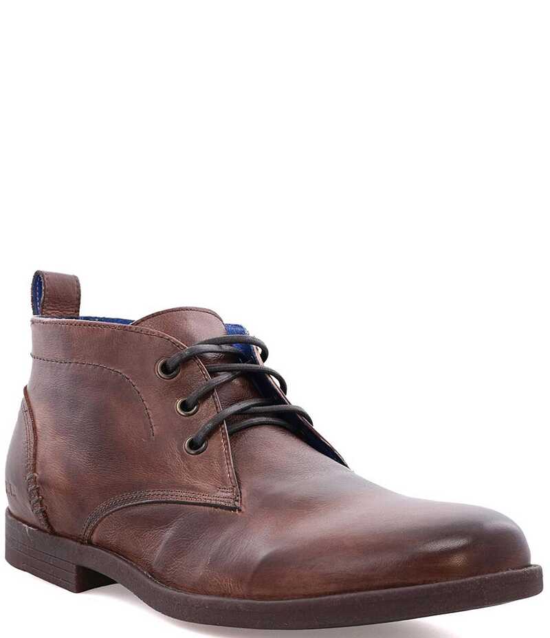 ベッドステュ メンズ シューズ ブーツ・レインブーツ なめし革 Bed Stu Men\u0027s Illiad Leather Chukka Boots Teak