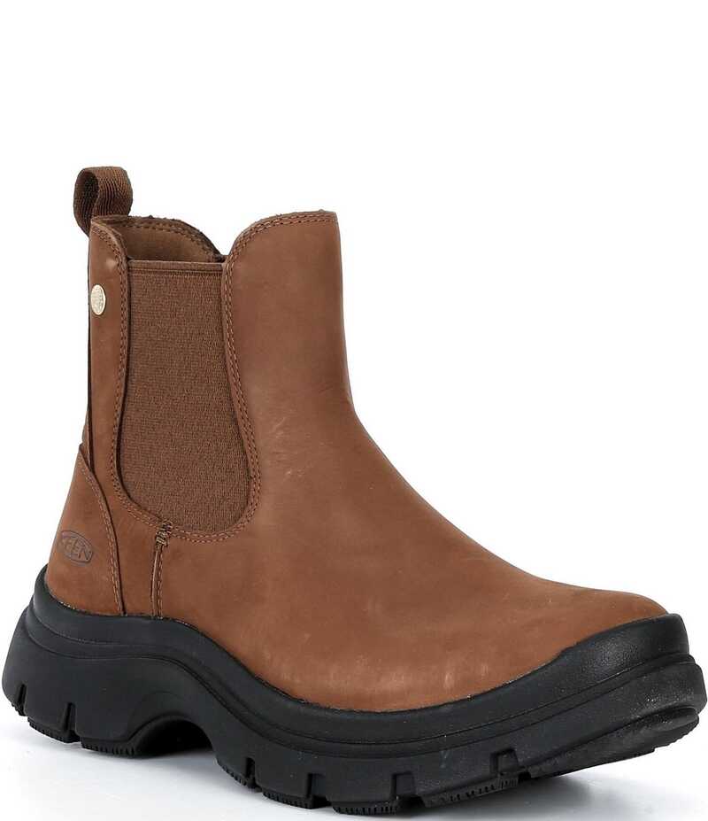 キーン レディース シューズ ブーツ・レインブーツ スエード チェルシー ブーツ Keen Women's Kosa Chelsea Suede Booties Bison