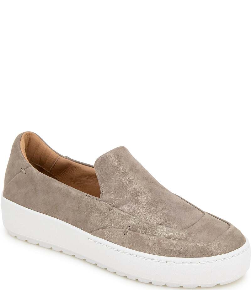 ジャンブー レディース シューズ スニーカー プラットフォーム レザー Jambu Women's Cami Leather Slip On Platform Sneakers Bronze