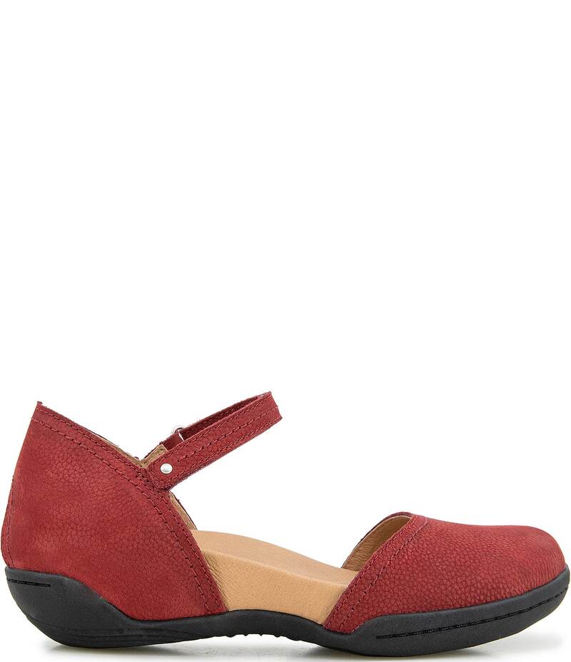 ジャンブー レディース シューズ スリッポン・ローファー スエード Jambu Women's Margo Nubuck Suede Mary Janes Deep Red レッド