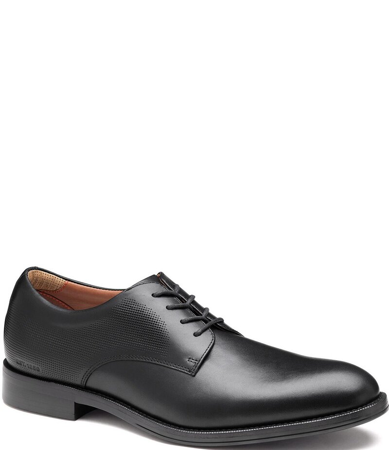 ジョンストンアンドマーフィー メンズ シューズ ドレスシューズ オックスフォード レザー Johnston & Murphy Men's XC+ Copley Waterproof Leather Plain Toe Oxfords Black ブラック