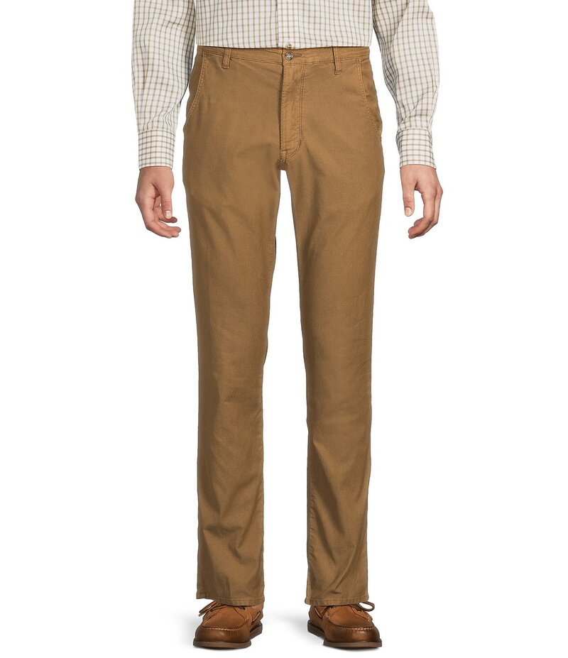 ダニエル クレミュ メンズ ボトムス カジュアルパンツ スリムフィット パンツ Cremieux Blue Label Soho Slim Fit Flat Front Pigment Dyed Pants Khaki カーキ 9,865円