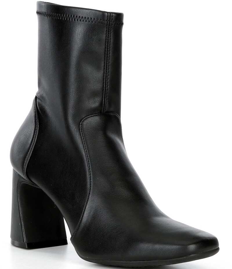 ジービー レディース シューズ ブーツ・レインブーツ ヒール GB Say-Less Stretch Block Heel Booties Black ブラック