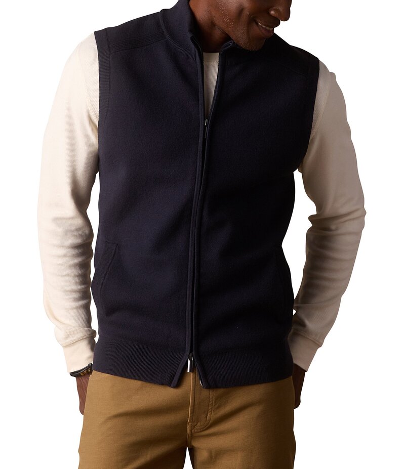 ノーマルブランド メンズ アウター ベスト The Normal Brand Coopers Landing Vest Navy ネイビー