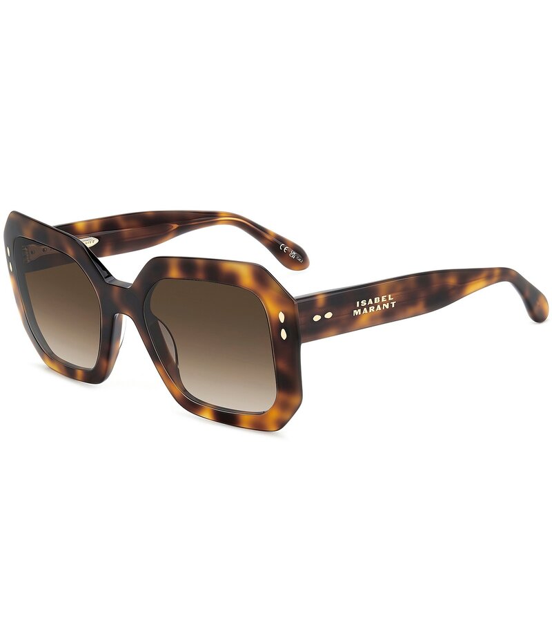 イザ呼びりん マラン レディース 付属品 サングラス・アイウェア Isabel Marant Women\u0027s IM0190 53粍 Square Sunglasses Brown Havana 赤銅色
