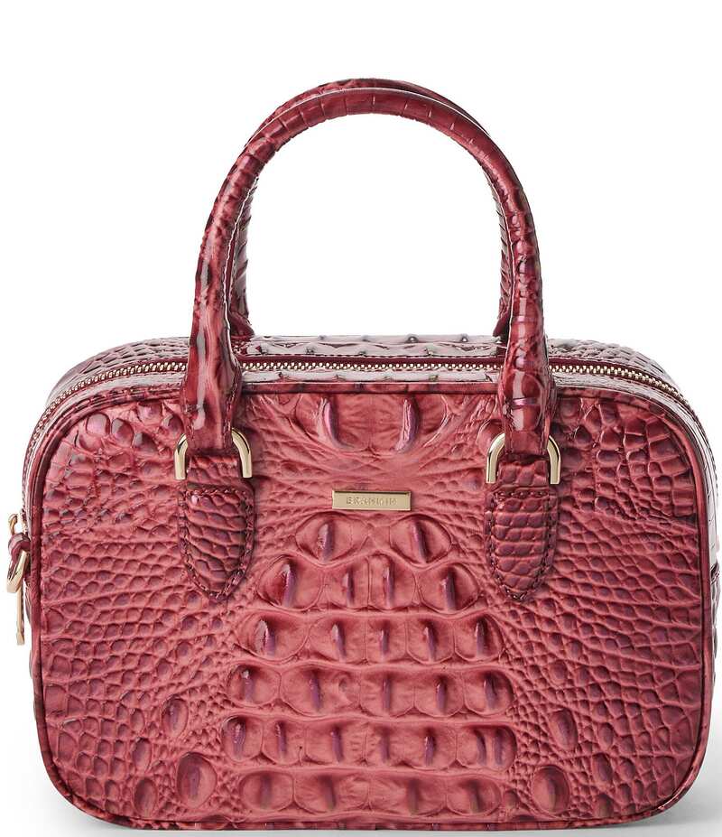ブランミン レディース バッグ ハンドバッグ BRAHMIN Ombre Melbourne Collection Coquette Mara Satchel Bag Coquette