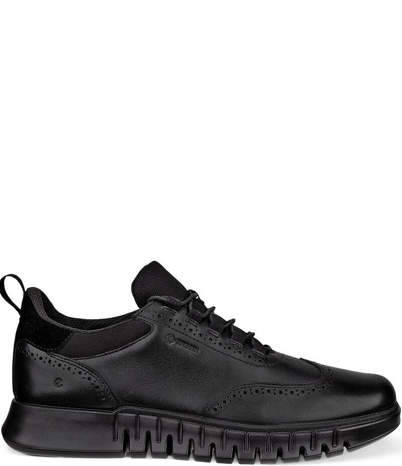 エコー メンズ シューズ ドレスシューズ ウィングチップ オックスフォード スニーカー レザー ECCO Men's Gruuv Studio Leather Wingtip Oxford Sneakers Black ブラック