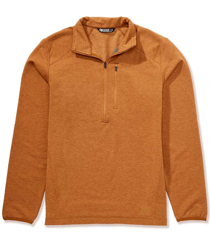 アウトドアリサーチ メンズ アウター ニット・セーター フリース Outdoor Research Crescent Fleece Half-Zip Pullover Bronze