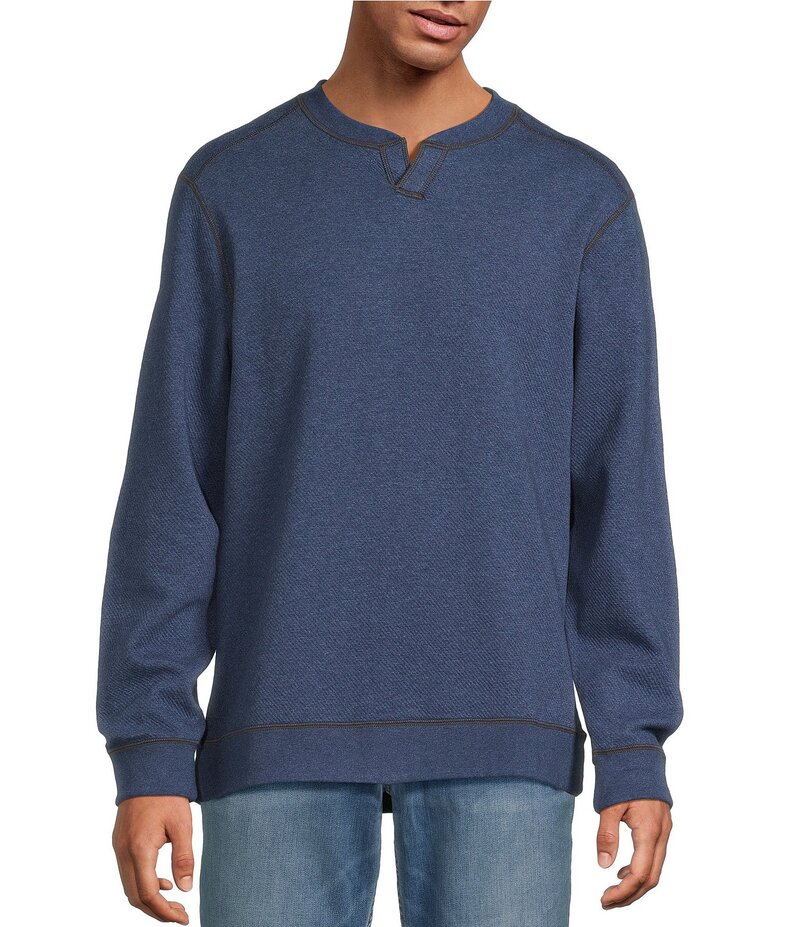 トッミーバハマ メンズ アウター ニット・セーター ダウン Tommy Bahama Double Down Flip Abaco Pullover Lake Heat 10,860円