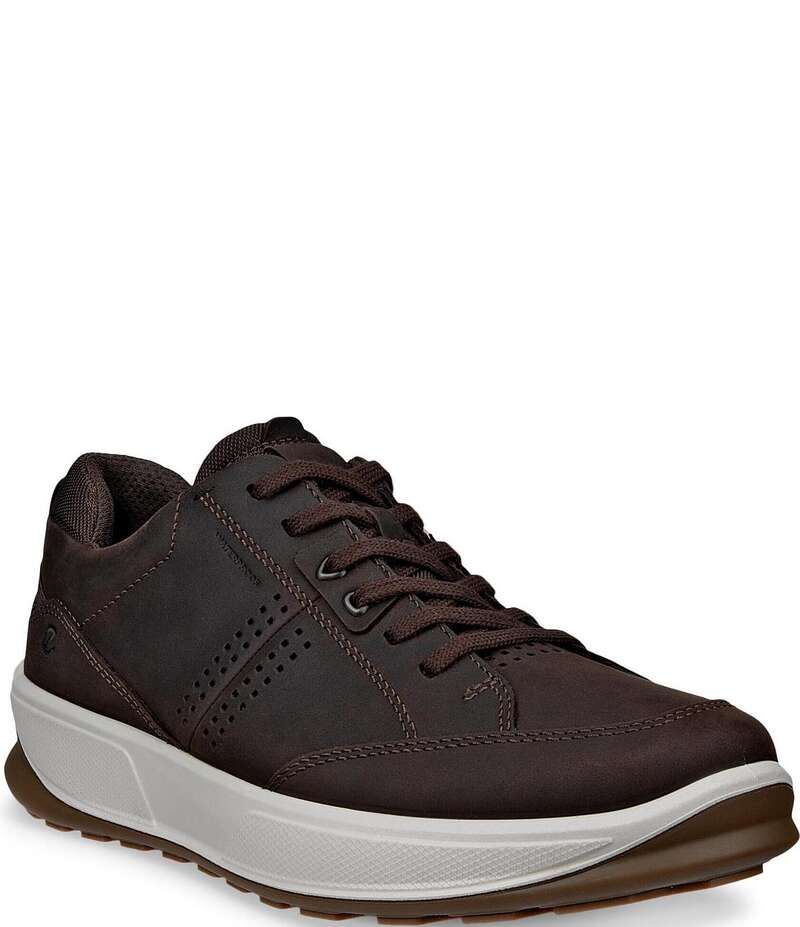エコー メンズ シューズ ドレスシューズ スニーカー レザー ECCO Men's Byway 2.0 Low Waterproof Leather Sneakers Coffee/Coffee コーヒー