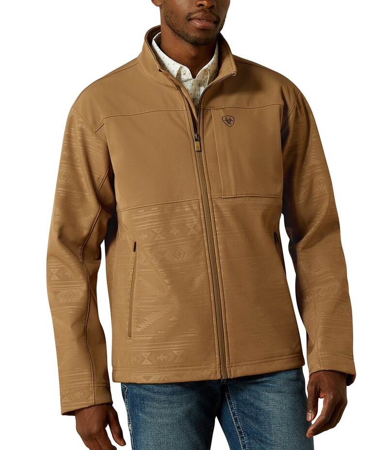アリアト メンズ アウター ジャケット・ブルゾン ジャケット Ariat Vernon Long Sleeve Softshell Jacket Beige/Khaki カーキ