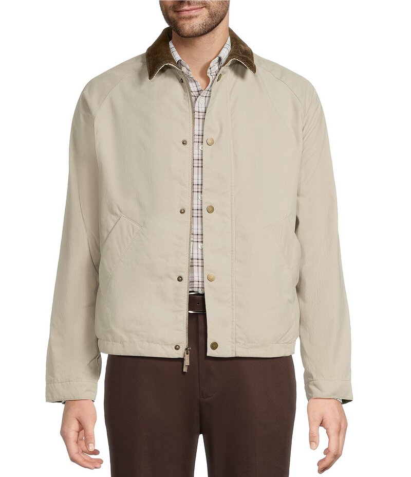 ラウンドトゥリーアンドヨーク メンズ アウター 上衣・上衣 厚地の外套 Roundtree \u0026 Yorke Barn Coat Light Stone 石ころ コート・ジャケット-メンズファッション