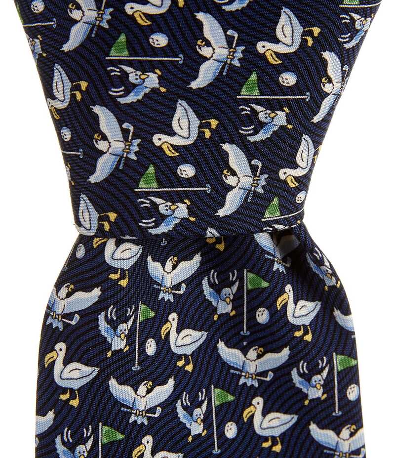 ヴァインヤードヴァインズ メンズ アクセサリー ネクタイ シルク Vineyard Vines Under Par Silk Tie Moonshine