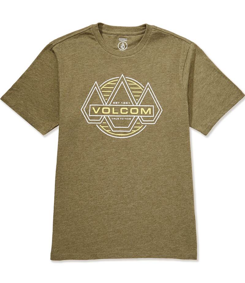 ボルコム メンズ トップス プルオーバー プルオーバー グラフィック Volcom Short Sleeve Walker Graphic T-Shirt Dark Olive オリーブ