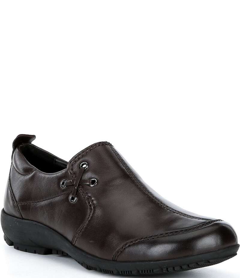 ジョセフセイベル レディース シューズ スニーカー レザー Josef Seibel Charlotte 17 Leather Slip On Sneakers Moro