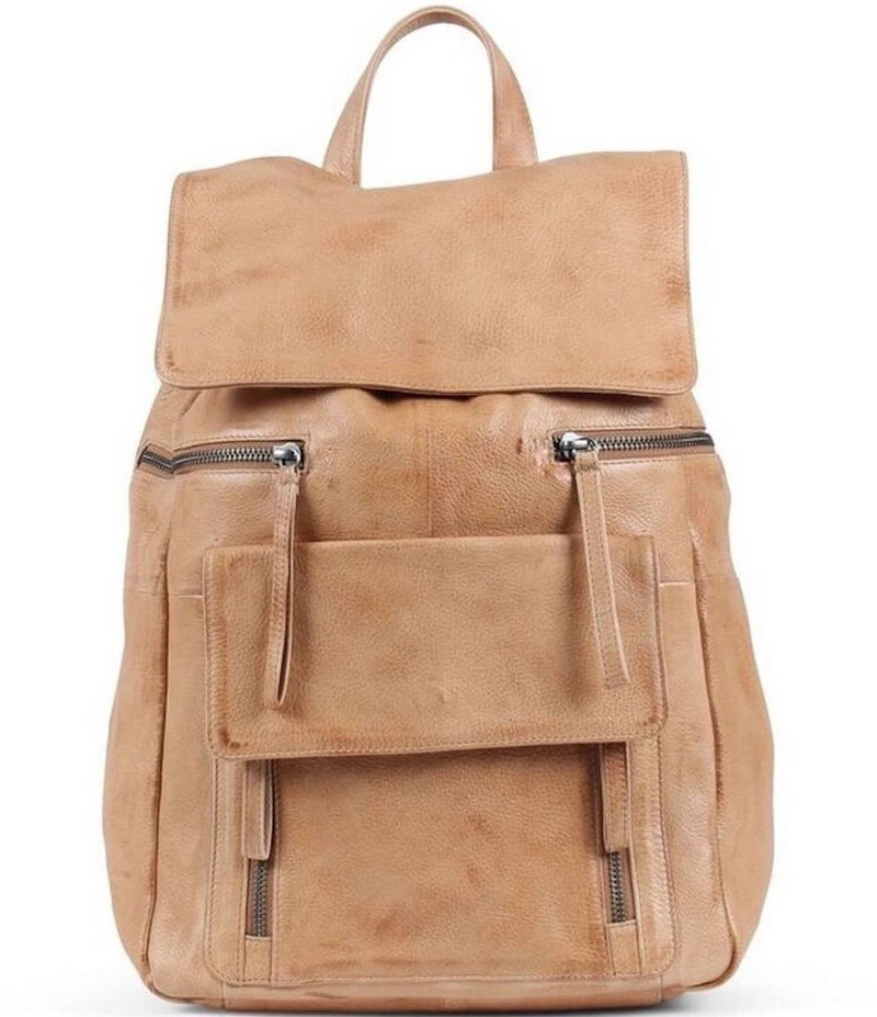 デイアンドムード レディース 御徒面子 うしろ側容器に並べる・背嚢 なめし革 Day \u0026 Mood Hannah Large Leather Backpack Camel 駱駝