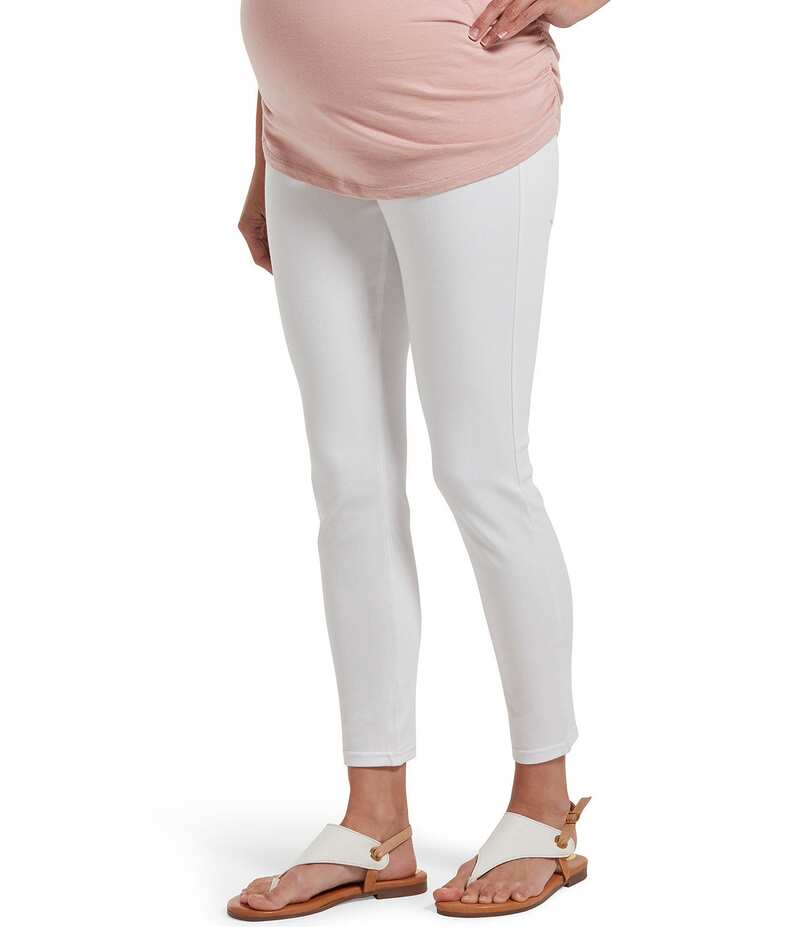 ヒュー レディース ボトムス カジュアルパンツ デニム レギンス マタニティ HUE Ultra Soft Denimaternity Skimmer Leggings White ホワイト｜ReVida 店