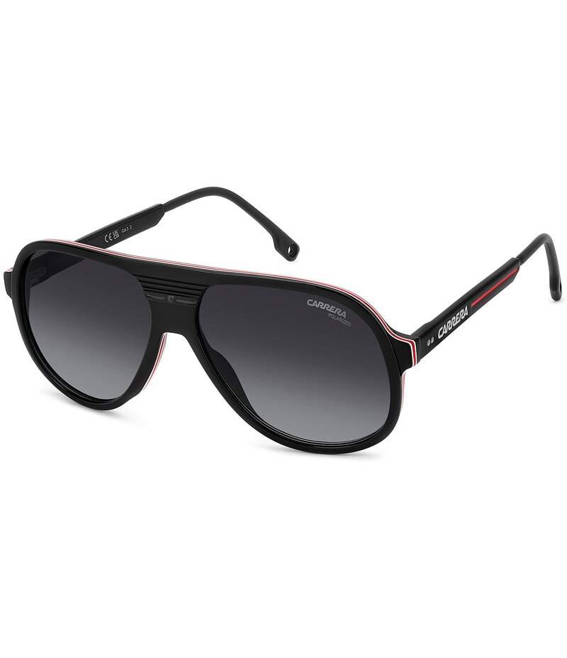 カレーナ レディース アクセサリー サングラス・アイウェア Carrera Men's C Sport 07/S 59mm Polarized Aviator Sunglasses Black ブラック