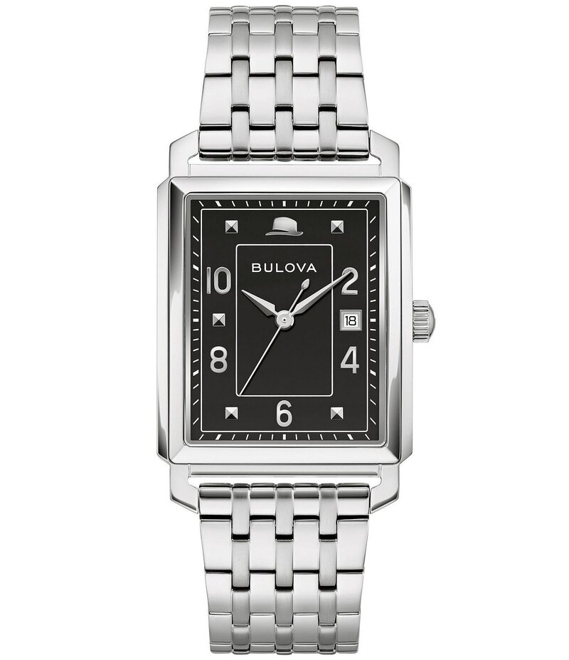 ブロバ レディース アクセサリー 腕時計 Tシャツ Bulova Men Classic Quartz Mechanical Automatic Stainlessteel Bracelet Watch Silver シルバー