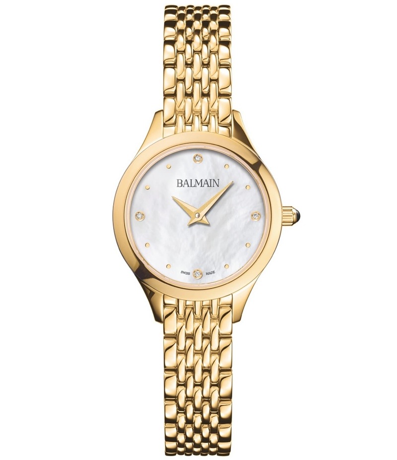 バルマン レディース 付属品 ウオッチ Balmain Women\u0027s Quartz Analogold Tone Round Case Bracelet Watch Gold ゴールド