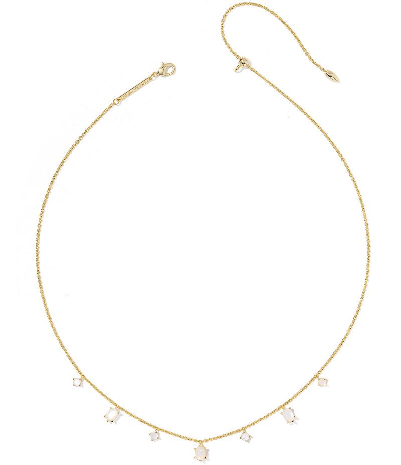ケンドラスコット レディース アクセサリー ネックレス・チョーカー レース Kendra Scott Cailin Delicate Strand Collar Necklace Gold Ivory Mother Of Pearl アイボリー|ReVida 店